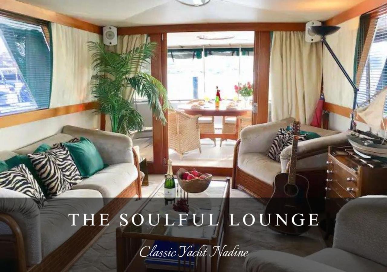 Classic Yacht Nadine In Poole Harbour, Dorset, With A Hot Tub Jacuzzi מראה חיצוני תמונה